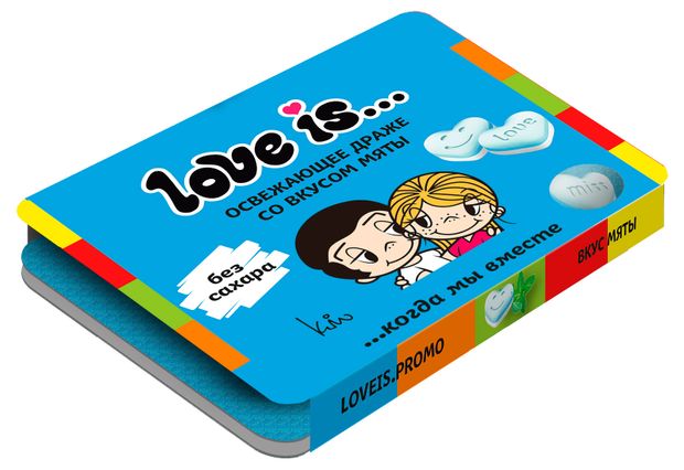 Конфеты освежающие Love Is со вкусом мяты без сахара, 10,8 г