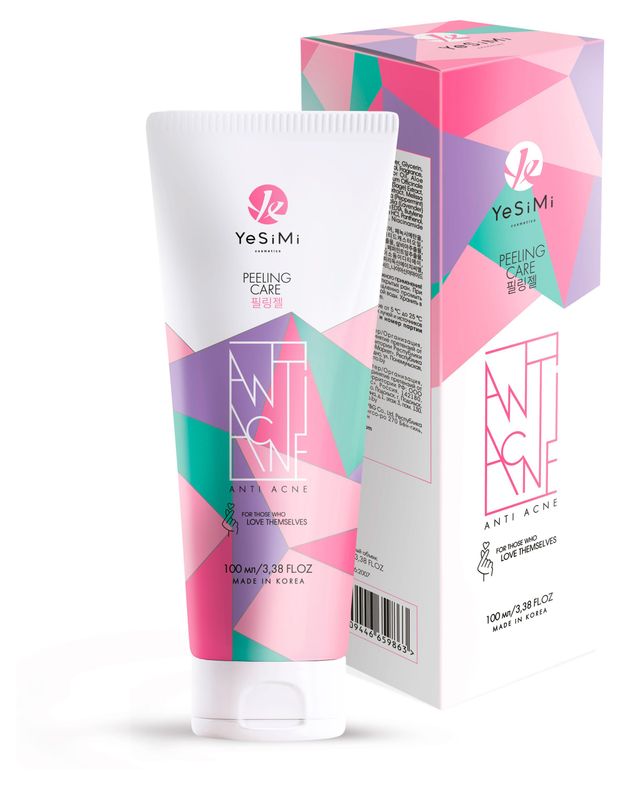 Пилинг-гель для лица для проблемной кожи YeSiMi Anti-acne peeling Корея, 100 мл