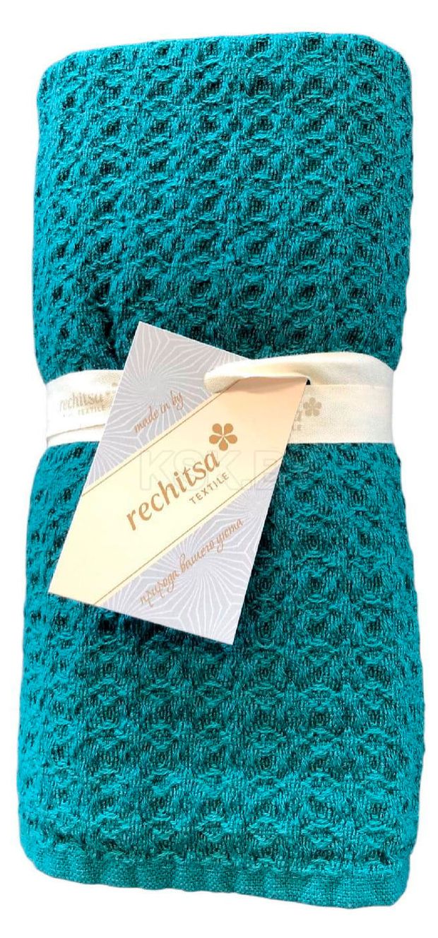 Полотенце рельефное Речицкий текстиль зеленый опал Беларусь, 44x90 см