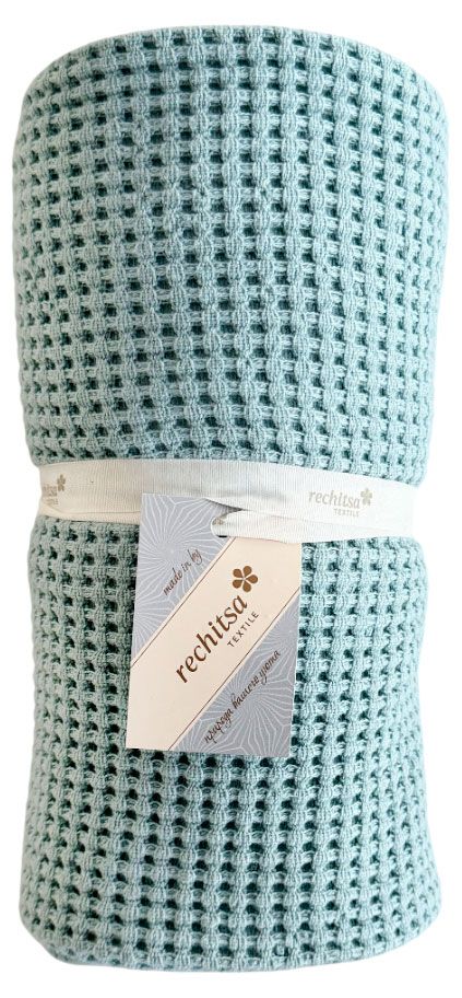 Полотенце рельефное Речицкий текстиль мята Беларусь, 40x80 см