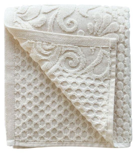 Полотенце махровое Речицкий текстиль Эколайн Барельеф Беларусь, 50x90 см