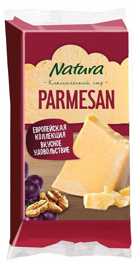 Сыр твердый Пармезан Parmesan Natura брусок 40 БЗМЖ 180 г 250₽