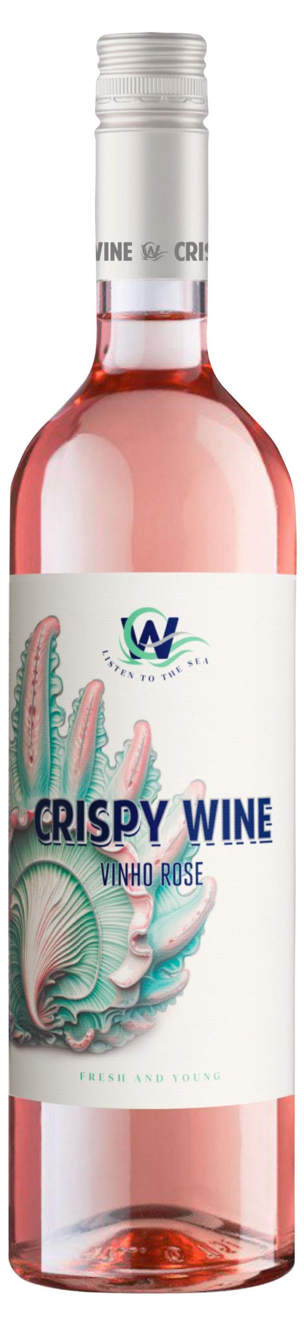 Вино Crispy Wine розовое полусухое Россия, 0,75 л