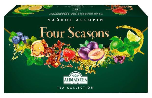 Чайный набор Ahmad Tea Ассорти 15 вкусов, 90 пакетиков