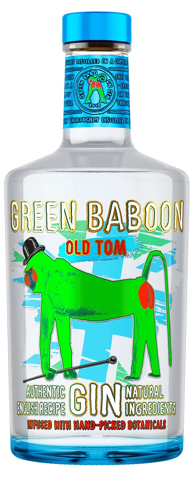 Джин Green Baboon Old Tom Россия, 0,5 л