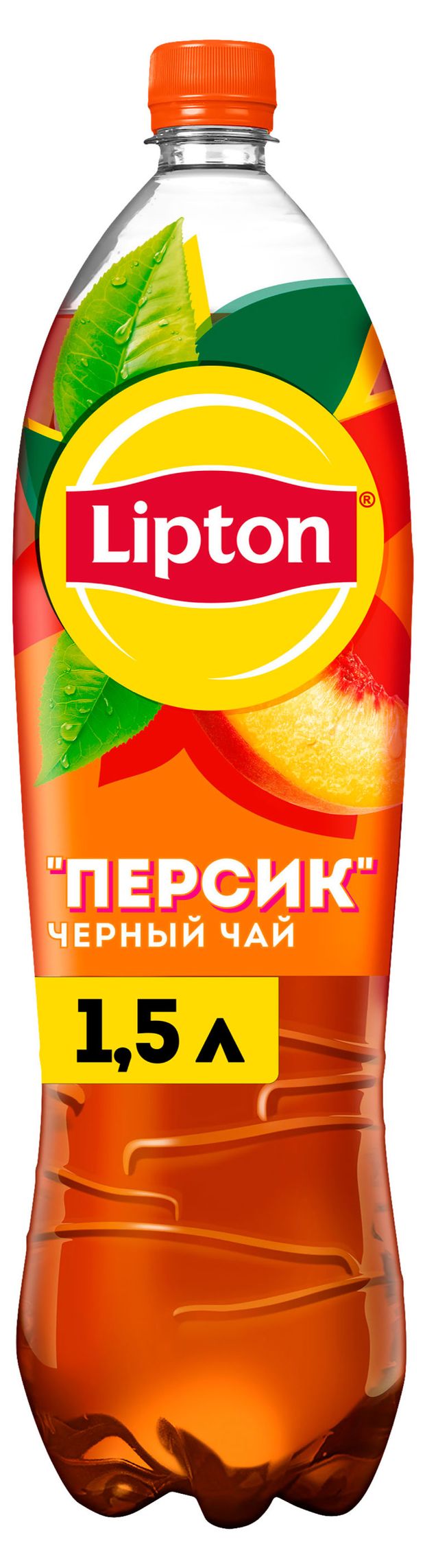Чай черный Lipton персик 15 л 200₽