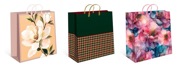 Пакет Арт & Дизайн пластиковый средний в ассортименте