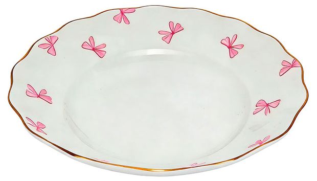 Тарелка суповая Бантики, 23 см