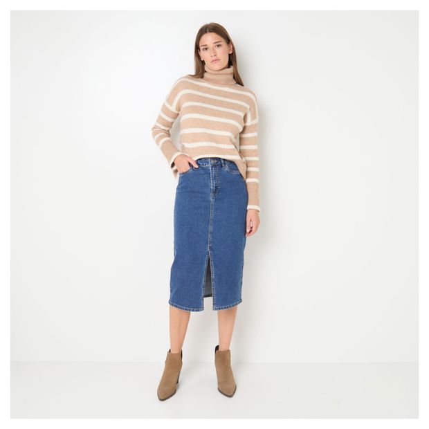 Юбка джинсовая InExtenso синяя, р. 36-48