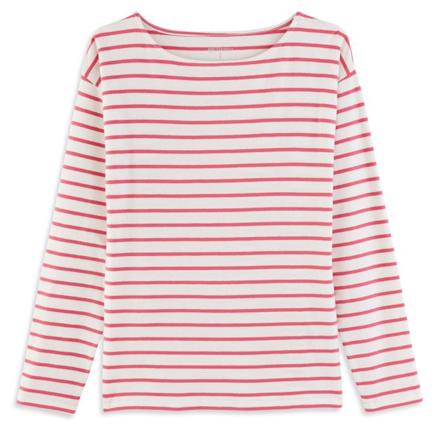 Футболка женская InExtenso с длинным рукавом красно-белая, р. XS-XXL