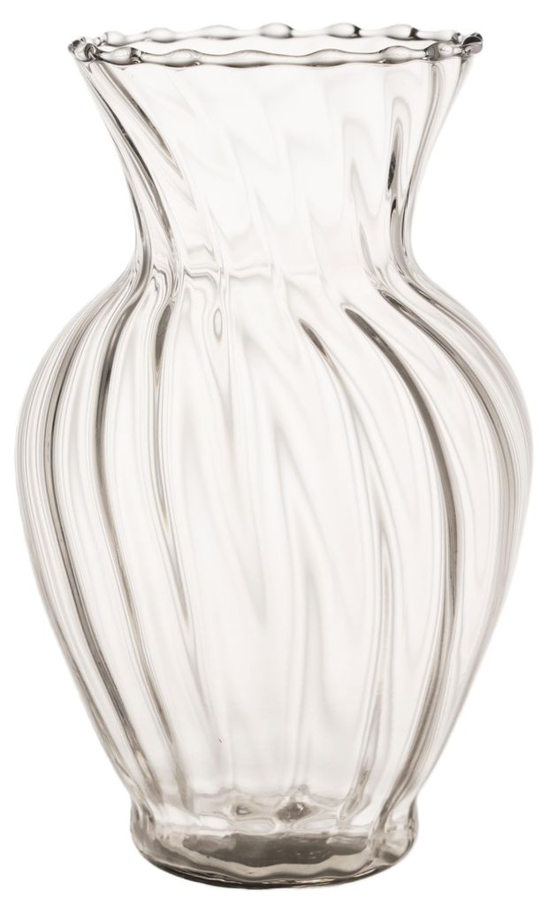 Ваза Actuel Волна стеклянная, 20 см