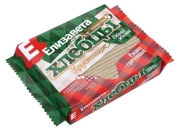 Хлебцы Елизавета хрустящие Ржано-Гречневые 90 г 70₽