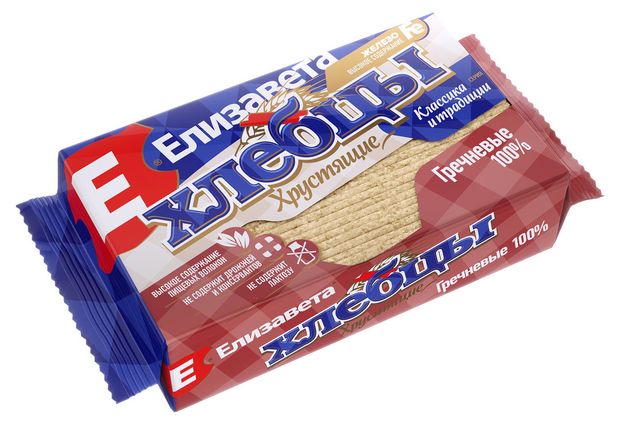 Хлебцы Елизавета хрустящие Гречневые 90 г 110₽