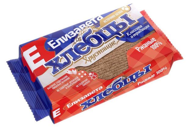 Хлебцы Елизавета хрустящие Ржаные 100 г 70₽