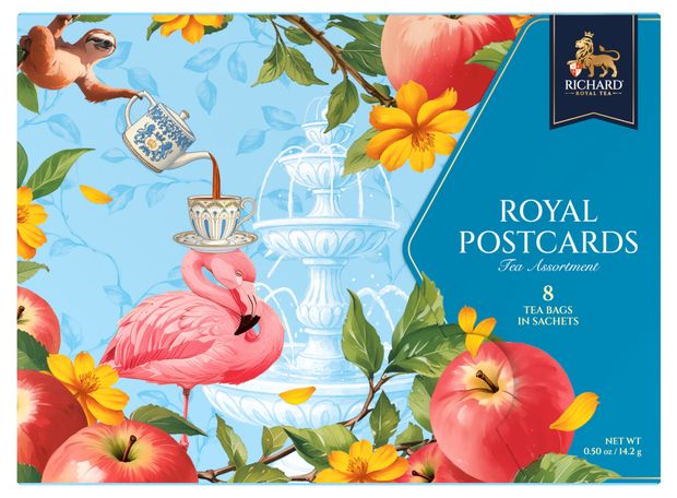 Чайное ассорти RICHARD Royal Postcards Tea Королевские открытки, 14,2 г