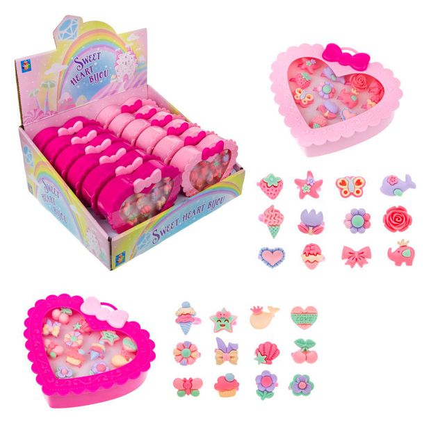 Набор украшений 1TOY Sweet heart Bijou 12 предметов в ассортименте 245₽