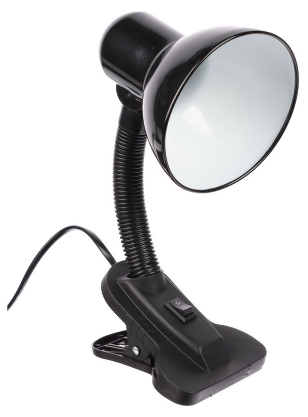 Светильник BY E27 на прищепке черный 520₽