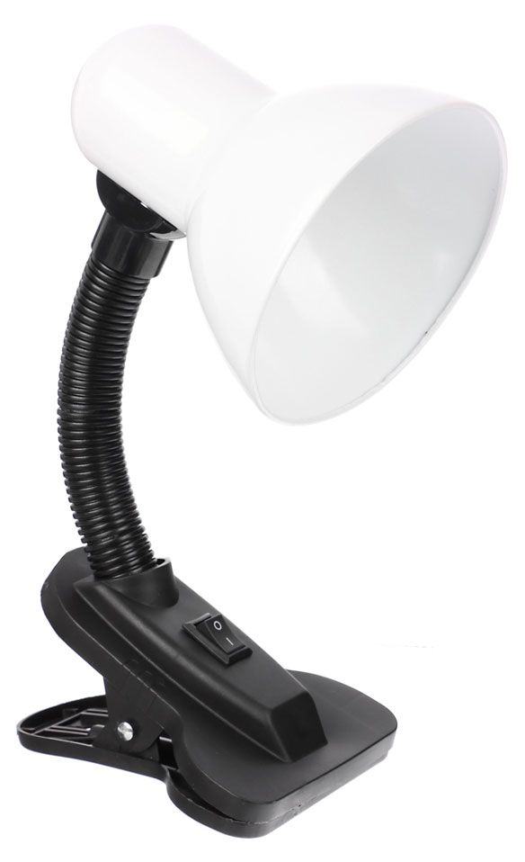 Светильник BY E27 на прищепке белый 520₽