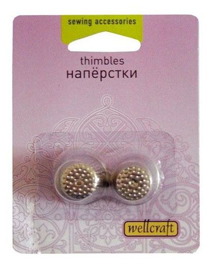 Наперсток металлический Wellcraft, 2 шт
