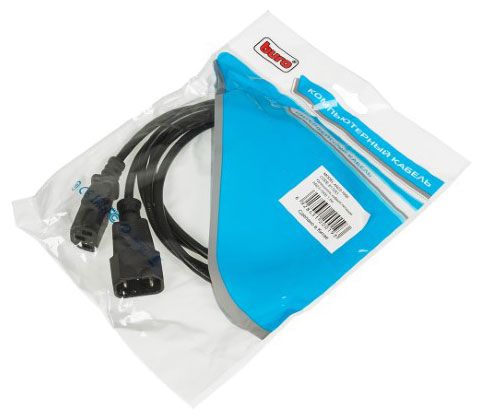 Кабель-удлинитель BURO IEC C13 IEC 1,8 м