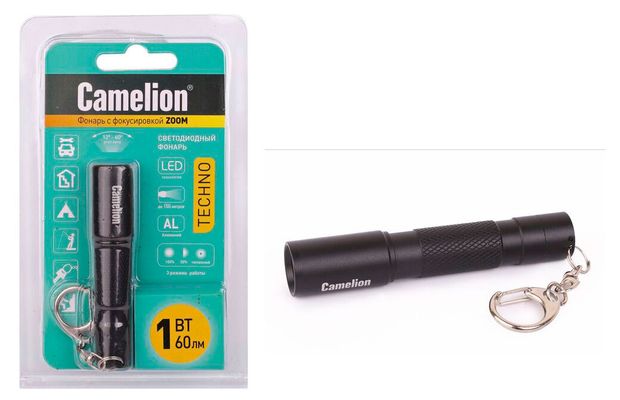 Фонарь Camelion с фокусировкой Zoom LED51532 640₽