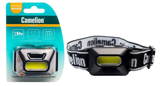 Фонарь налобный светодиодный Camelion LED5384 190₽