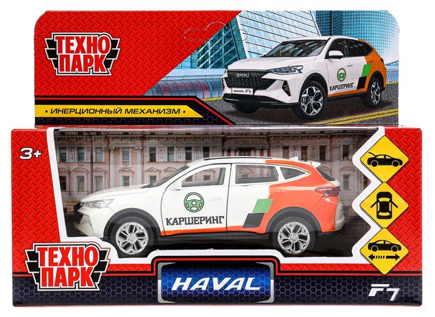 Машина Технопарк Каршеринг Haval F7 металл 12х5 см 780₽