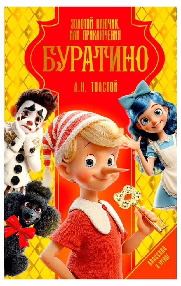 Золотой ключик, или Приключения Буратино, Толстой А.Н.