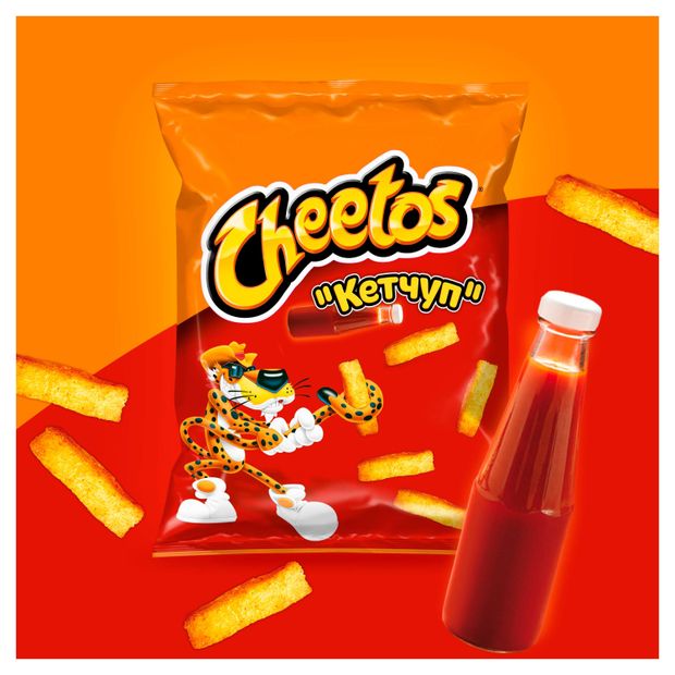 Снеки кукурузные Cheetos кетчуп, 55 г