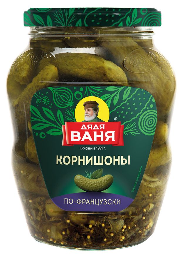 Корнишоны Дядя Ваня по-французски 680 г 390₽