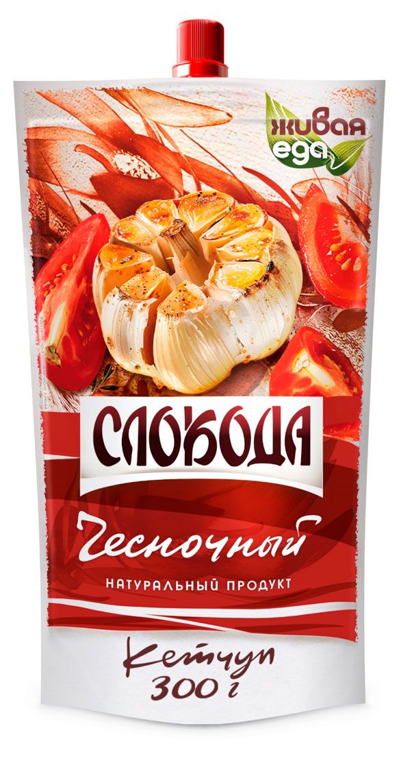 Кетчуп Слобода Чесночный 320 г 110₽