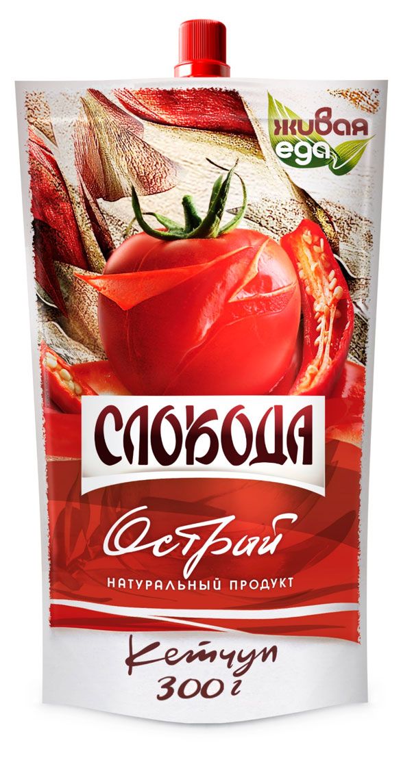 Кетчуп Слобода Острый 320 г 110₽
