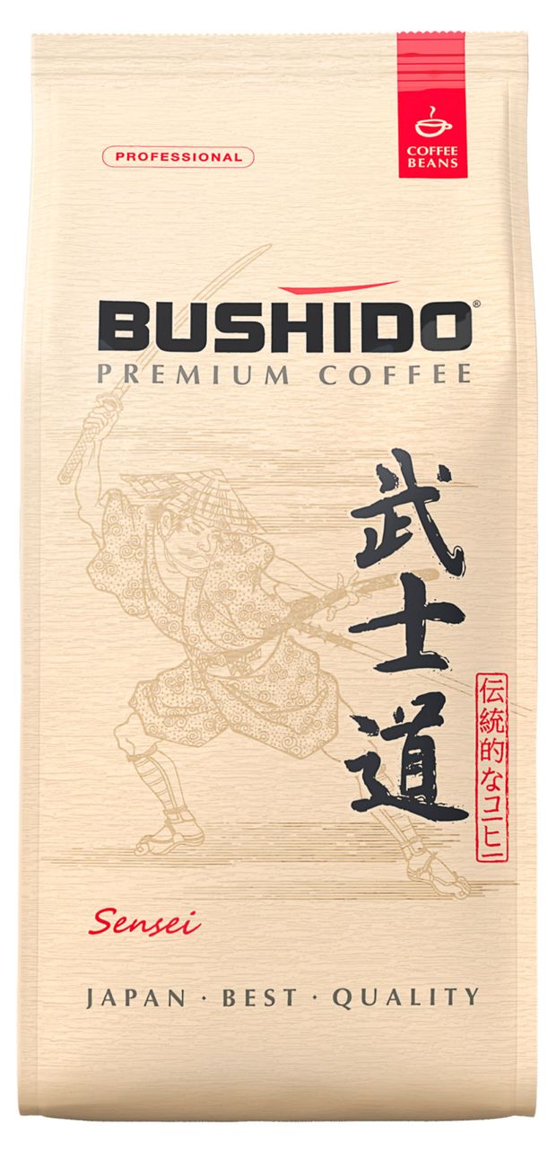 Кофе в зернах Bushido Sensei, 1 кг