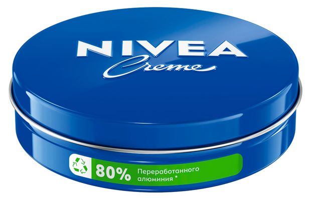 Крем для лица рук и тела NIVEA Creme увлажняющий универсальный с пантенолом Германия 150 мл 340₽