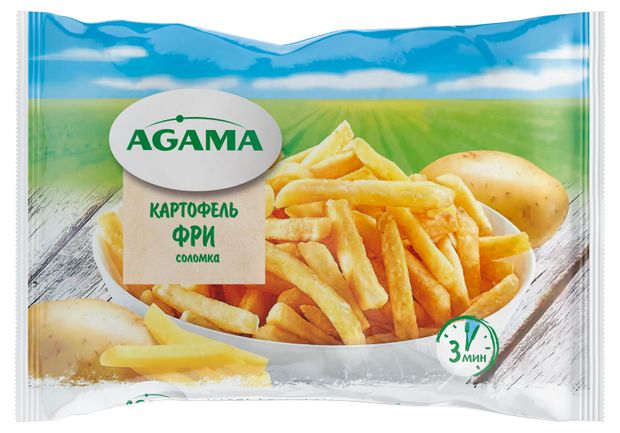 Овощная смесь Картофель фри Agama замороженная, 700 г