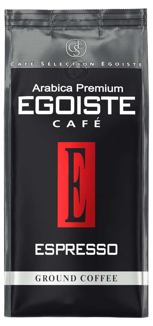 Кофе молотый Egoiste Espresso, 250 г