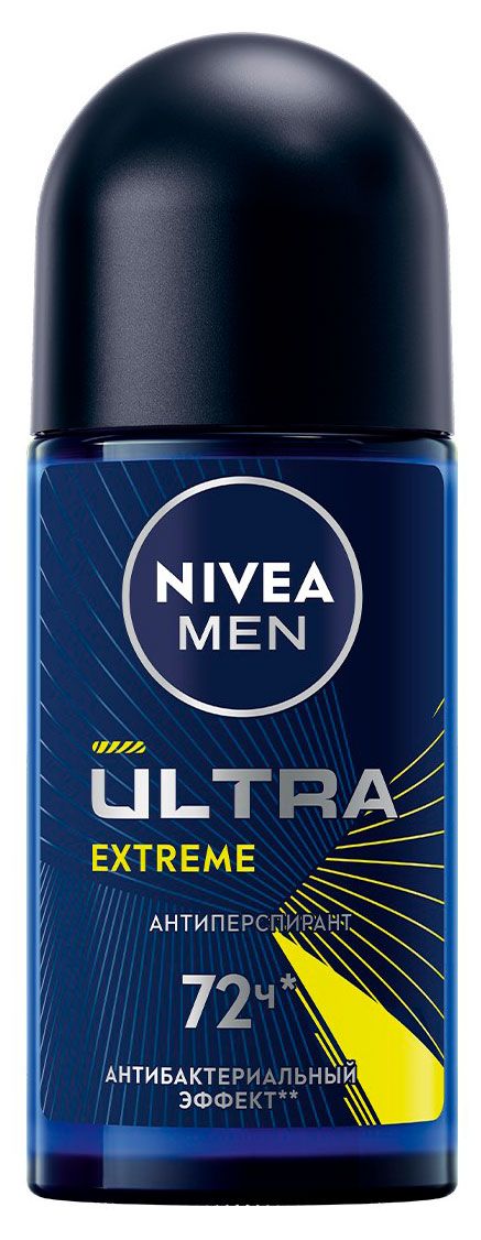 Дезодорант-антиперспирант шариковый NIVEA MEN Ultra Extreme Германия 50 мл 315₽