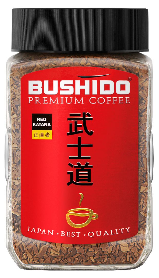 Кофе растворимый BUSHIDO Red Katana сублимированный, 100 г