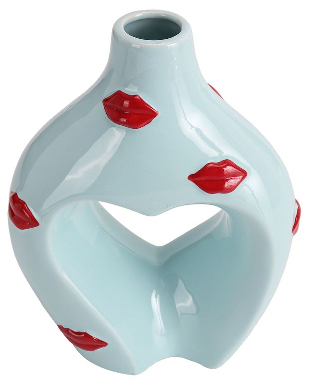 Ваза Actuel Сердце голубая