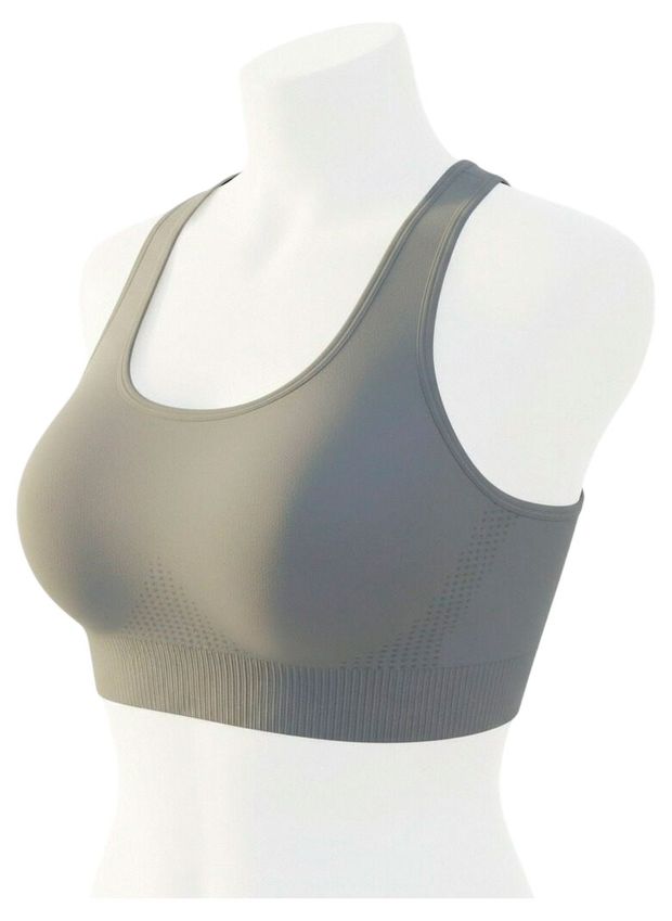 Топ спортивный женский InExtenso светло-серый, р S-XL