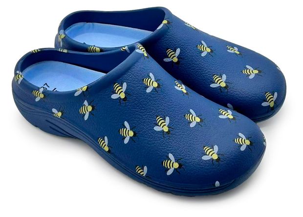 Сабо женские InExtenso синие с пчелами, р. 36-41