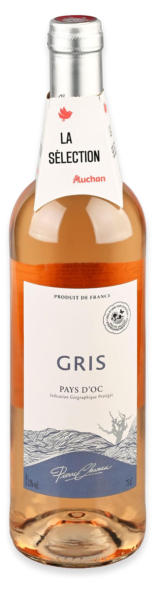 Вино Pierre Chanau Pays d'Oc Gris розовое сухое Франция, 0,75 л