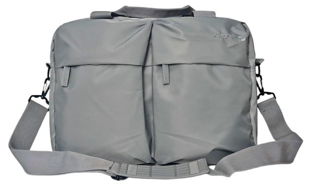 Сумка дорожная Airport серая, 48х22 см