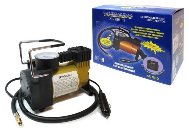 Компрессор автомобильный Tornado Air Erupt АС 580 2250₽