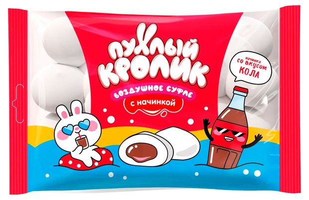 Маршмеллоу Пухлый Кролик кола, 85 г