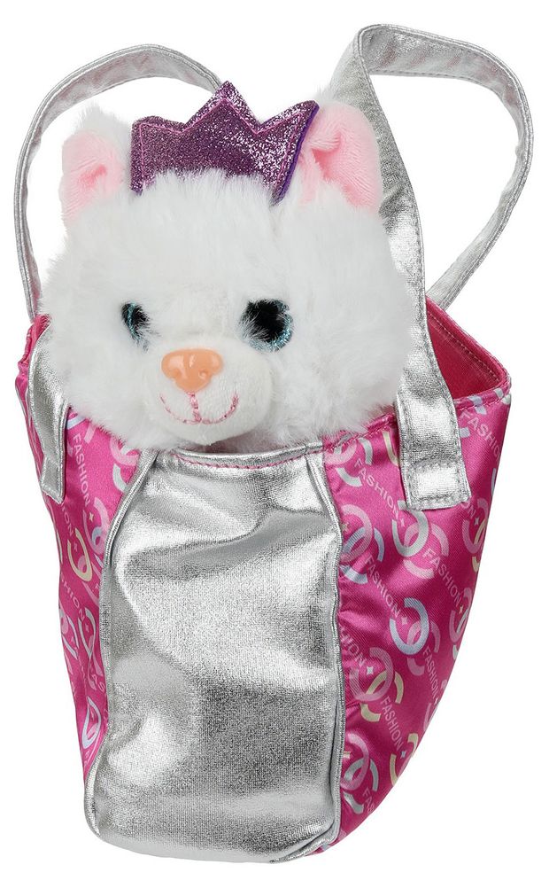 Игрушка мягкая Мой питомец сумочке 18 см 1 шт в ассортименте 1350₽