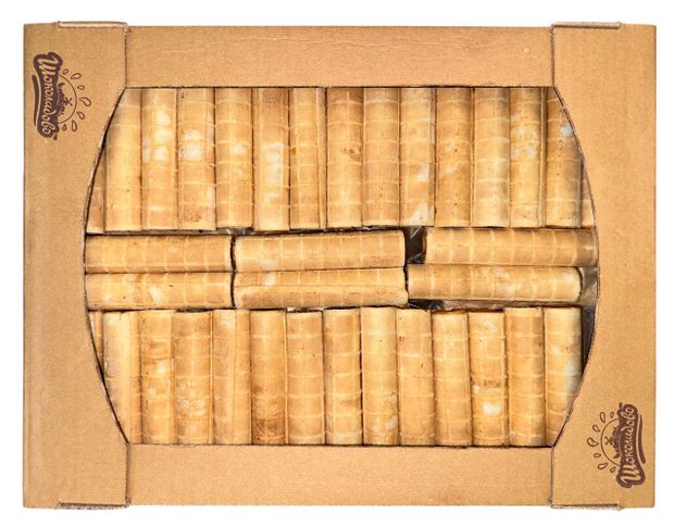 Трубочки вафельные Шоколадово Waffer -R- Rolls с начинкой со вкусом апельсина Беларусь, вес