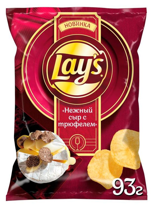 Чипсы картофельные Lays Нежный сыр с трюфелем 93 г 180₽