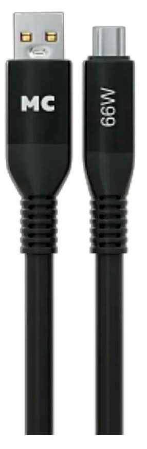Кабель More Choice K83A USB-TYPE-C 66W черный 1 м 350₽