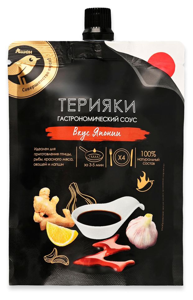 Соус АШАН Золотая птица Терияки 180 мл 150₽